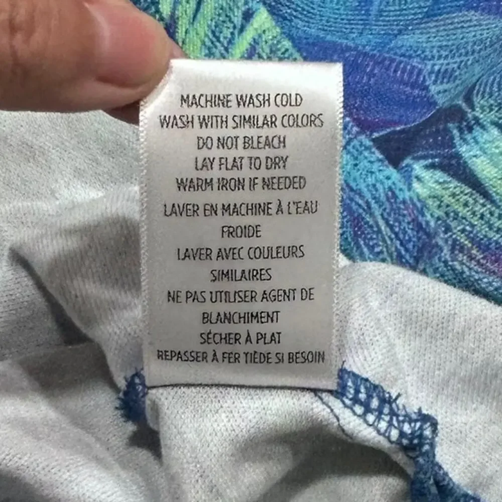 Robert Graham 2XL Paradise Garage Zip Polo Tropical Shirt Short Sleeve Men’s